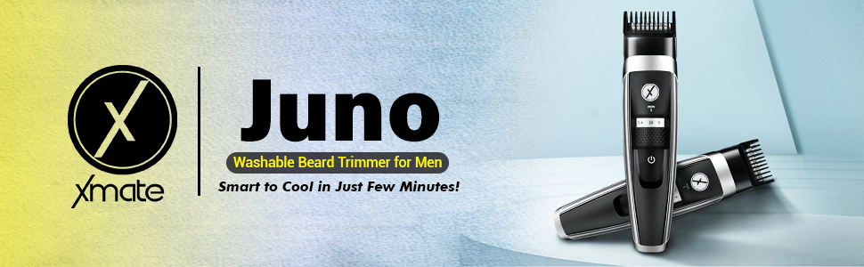 Xmate Juno Corded/Cordless Rechargeable Beard Trimmer for Men (Black) india