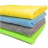 SOBBY Microfibre Cleaning Cloth - 40 cm x 40 cm - 340 gsm, (Multicolor, Pack of 4)