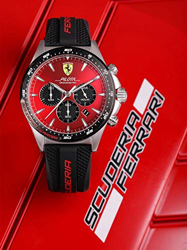Scuderia Ferrari Analog Red Dial Men's Watch-0830595