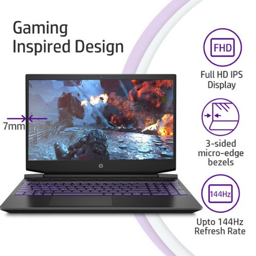 Design and Build Quality Of HP Pavilion Gaming 15-AMD Ryzen 5 Gaming Laptop