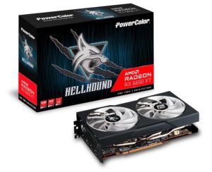 PowerColor Hellhound AMD Radeon RX 6650 XT pci_e_x16 Graphics Card with 8GB GDDR6 Memory
