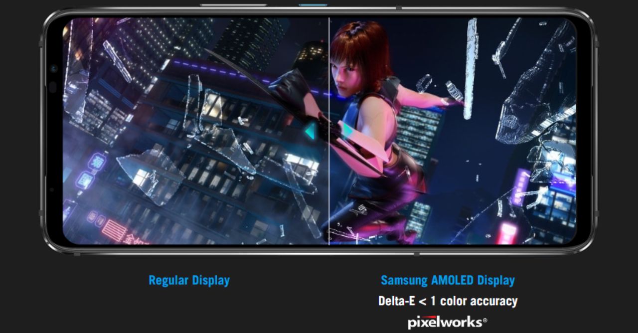 Display of Asus Rog Phone 7