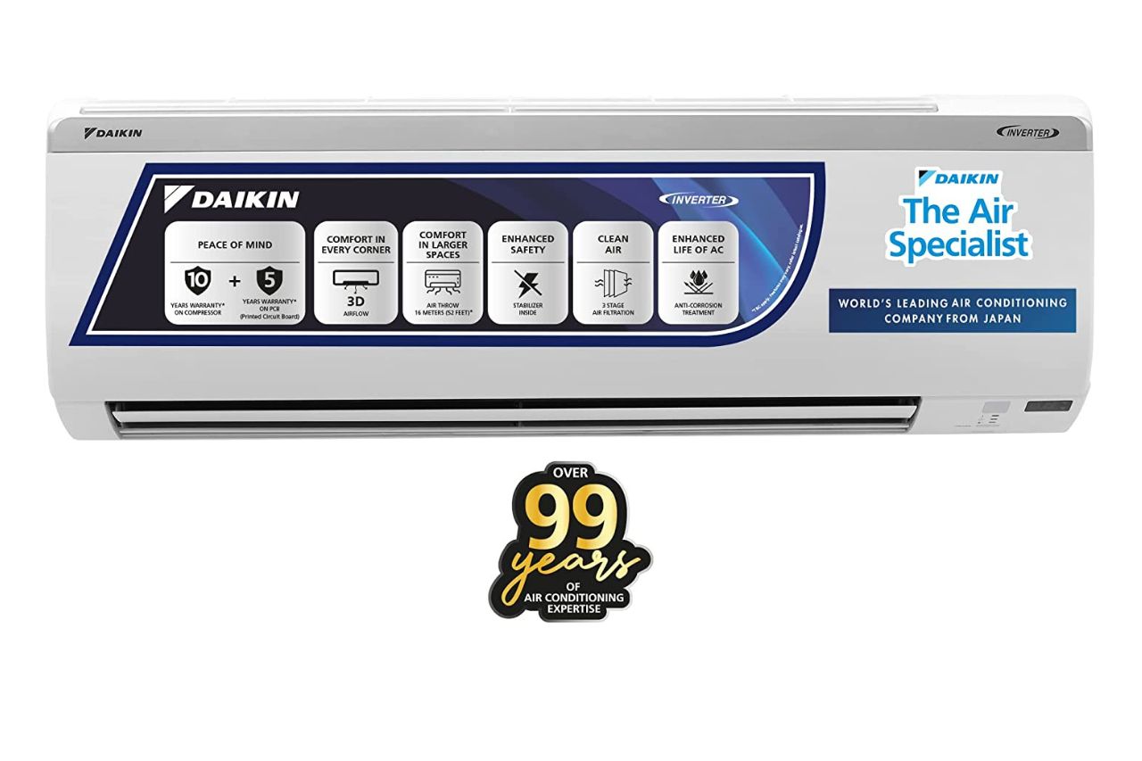 Daikin 1.5 Ton 5-Star Inverter Split AC