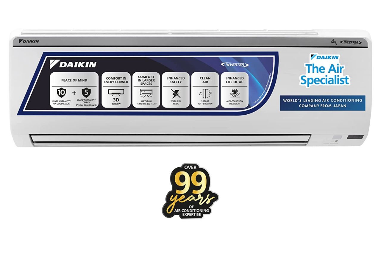 Daikin 1.8 Ton 5-Star Inverter Split AC